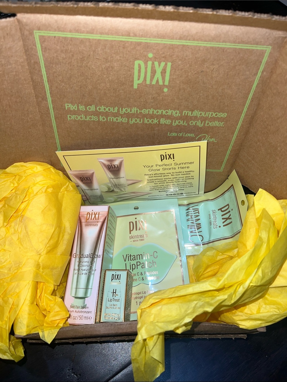 Pixi Skintreats Set - Mint Green & Yellow